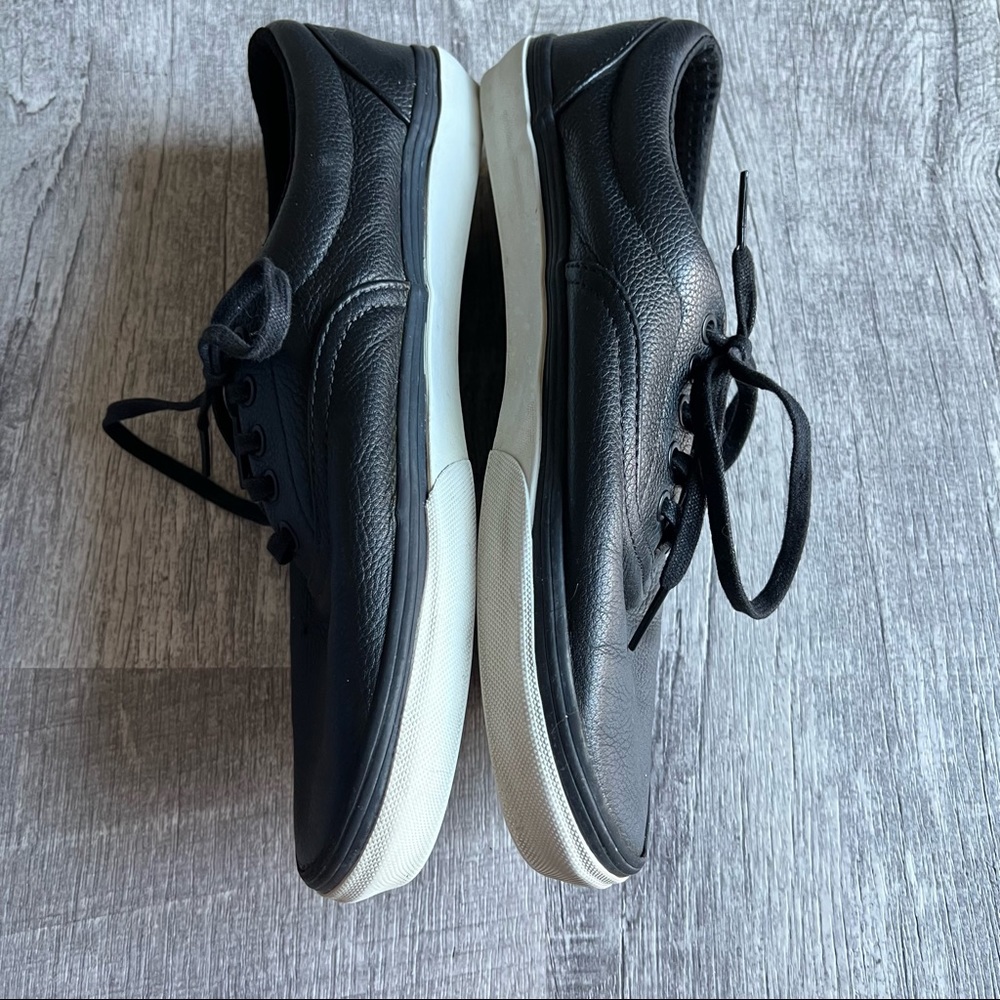 Vans California Since 1966 Black Leather Lace-Up Sneakers Size 11.5 - Picture 6 of 10